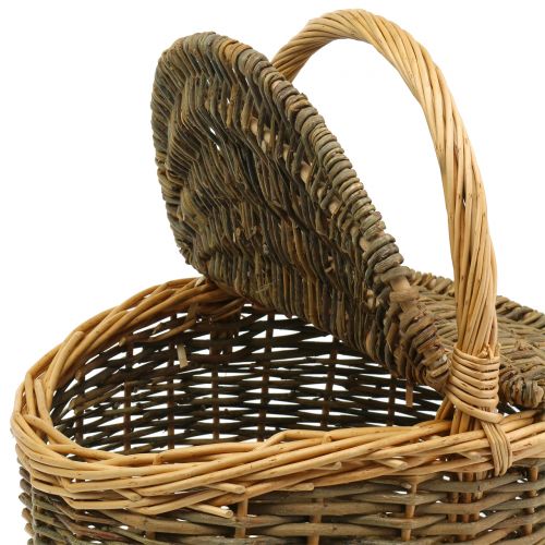 Floristik24 Panier pique-nique saule 40cm x 30 cm H20cm