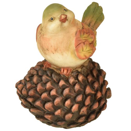 Décoration d&#39;automne décoration d&#39;oiseau cône figurine d&#39;oiseau automne H19cm