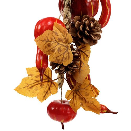 Floristik24 Guirlande d'automne coloquintes, cônes 60 cm