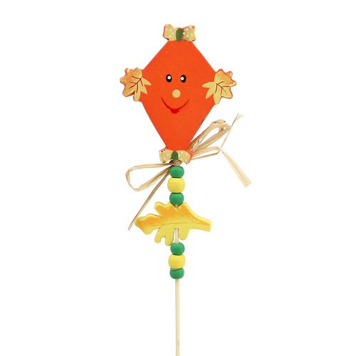 Bouchon d&#39;automne dragon orange L31cm 4pcs