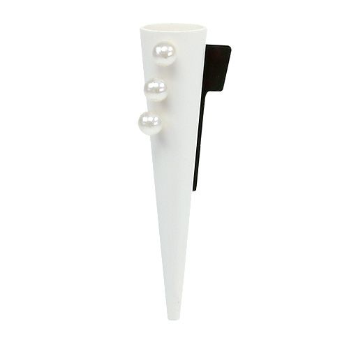 Article Pin's pour hommes avec aimant Blanc, mat