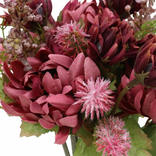 Article Mélange de bouquets de chrysanthèmes violet 35cm