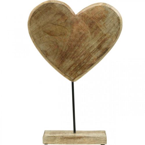 Floristik24 Coeur à poser Décoration Mariage Saint Valentin Fête des Mères Décoration Bois H45cm