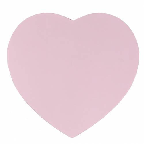 Floristik24 Jardinière coeur rose Ø18/20cm lot de 2