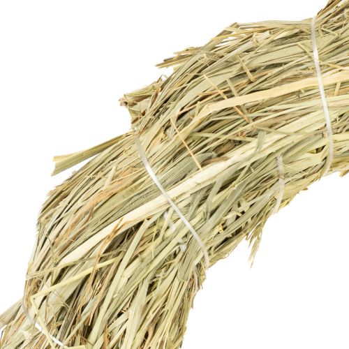 Article Couronnes de paille décoratives naturelles, lot de 5, 21-22 cm, à réaliser soi-même