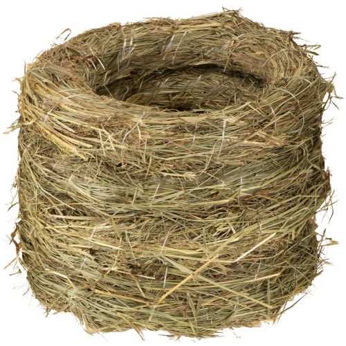 Article Couronnes de paille, décoration de table naturelle, couronne de porte, 26-27 cm, lot de 5