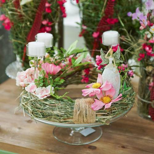 Article Couronne de foin naturel 26-27cm 5 pcs