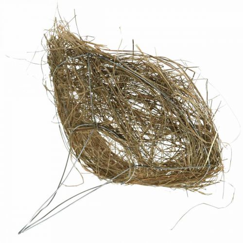 Floristik24 Manchette bouquet nature manchette de foin Ø20cm 6pcs