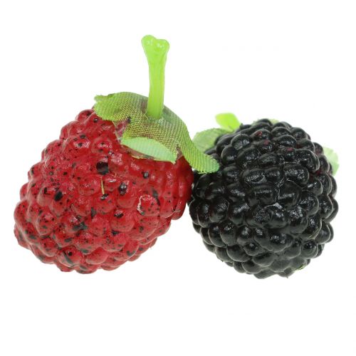 Floristik24 Mélange framboise rouge / noir 4cm x 2cm 36pcs