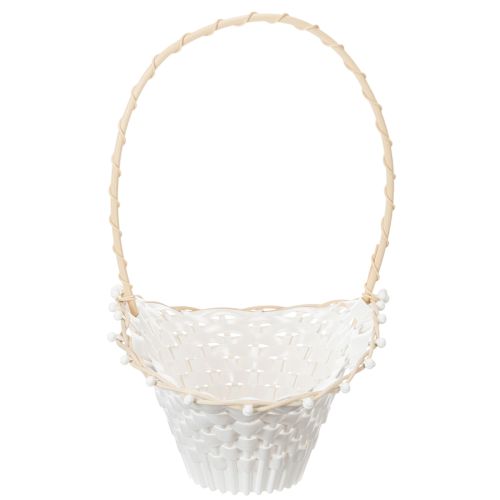 Panier de demoiselle d'honneur 24 cm x 17 cm | Floristik24.fr