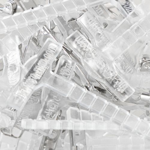 Article Épingles de mariage transparentes/argentées 5 cm 50 pièces