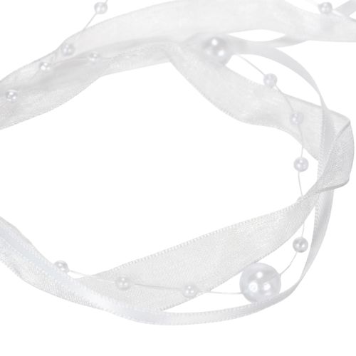 Article Ruban de mariage blanc 20 mm 5 m
