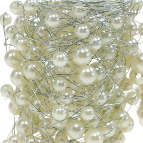 Article Décoration de mariage, collier de perles décoratif, guirlande de perles, fil décoratif 2,5 m 2pcs