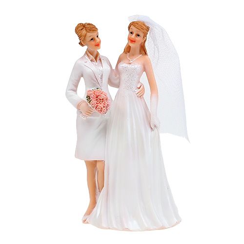 Article Figurine de mariage couple de femmes 17 cm