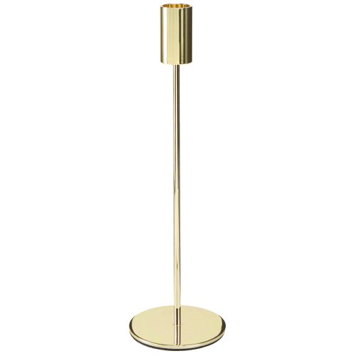 Bougeoir haut en métal doré 27,5 cm 4 pièces