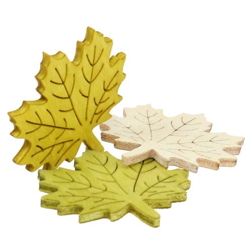 Article Feuilles d&#39;érable pour disperser les couleurs d&#39;automne assorties 4cm 72 pcs