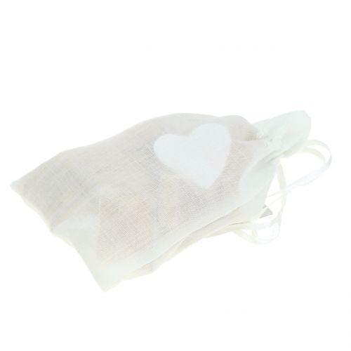 Article Coeur en bois dans un sachet 2cm - 4cm 24 pcs