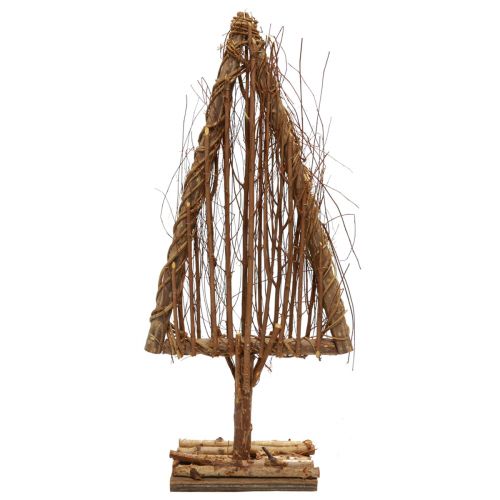 Article Décoration de sapin de Noël en bois décoration en bois branches de vignes 27,5x10x60cm