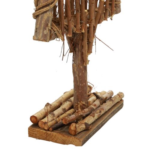 Article Décoration de sapin de Noël en bois décoration en bois branches de vignes 27,5x10x60cm