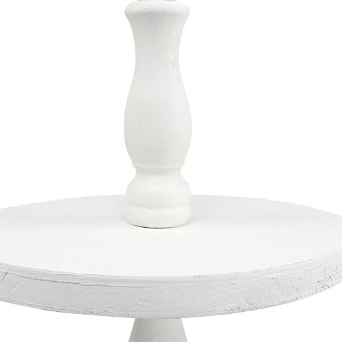Etagère en bois blanc H50cm | Floristik24.fr