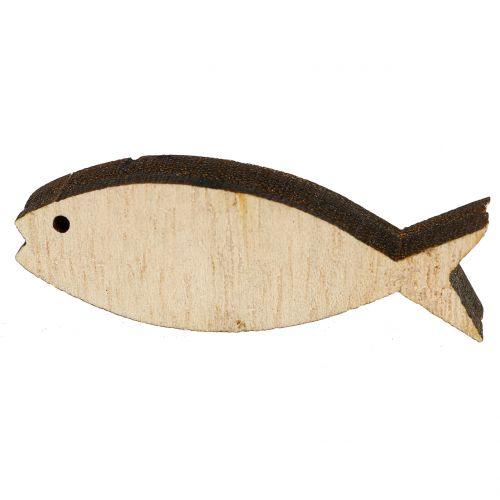 Floristik24 Décoration à disperser poisson en bois 5cm 16 pcs