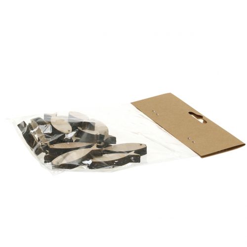 Floristik24 Décoration à disperser poisson en bois 5cm 16 pcs