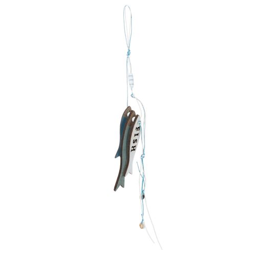 Cintre en bois poisson bleu 36cm 4 pcs acheter | Floristik24.fr