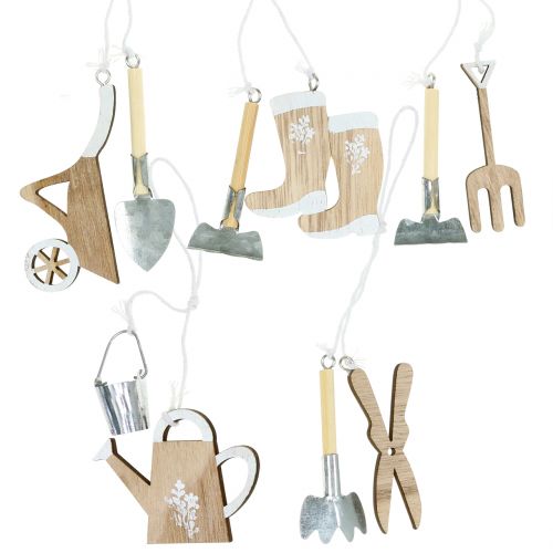 Floristik24 Cintre en bois outils de jardin 5pcs