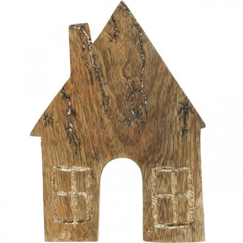 Article Décoration de maison en bois Maison de Noël décoration de maison en bois support en bois H15cm