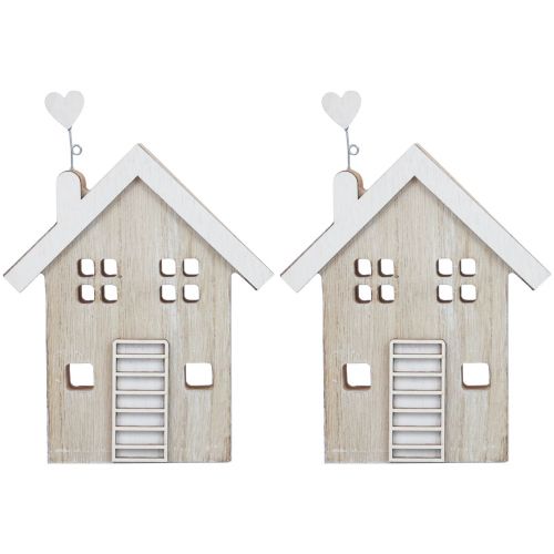 Article Support de table décoratif pour maison en bois, 20cm, 2 pièces