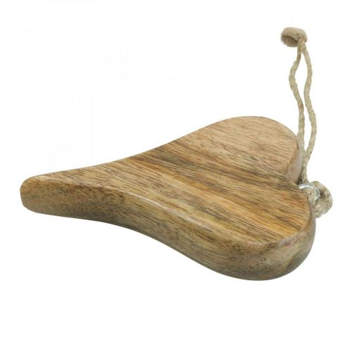 Floristik24 Suspension déco coeur en bois décoration bois coeur à suspendre nature 14cm