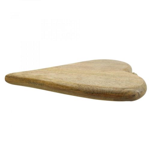 Floristik24 Suspension déco coeur en bois coeur décoration bois à suspendre nature 26cm