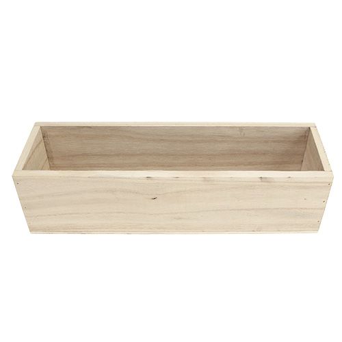 Floristik24 Boîte en bois naturel 32cm x 9cm H8,5cm