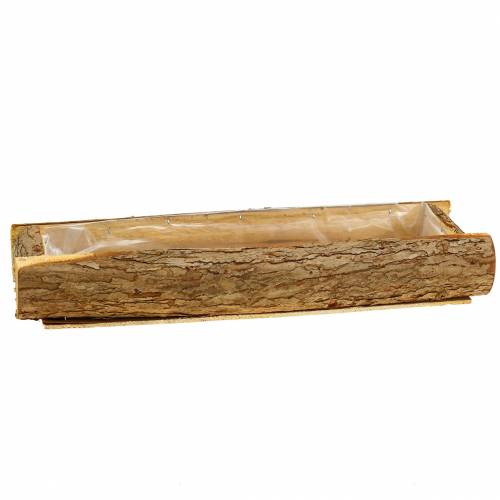Floristik24 Jardinière en bois naturel 40cm x 15cm H6cm