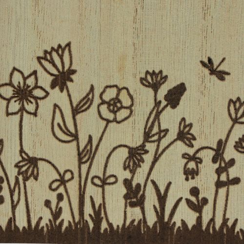 Article Boîte en bois porte-stylo organisateur de bureau naturel 14×8×12cm