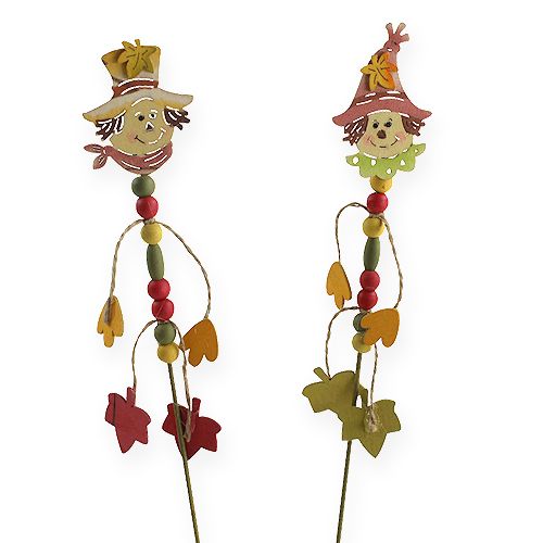 Floristik24 Mâle en bois 7,5cm sur le bâton 8pcs