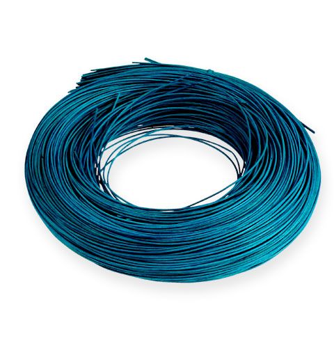 Floristik24 Moelle de rotin turquoise 1,3 mm 250 g