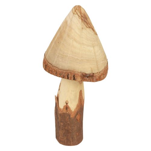 Floristik24 Champignons en bois décoration champignons décoration en bois décoration de table naturelle automne Ø14cm H36cm