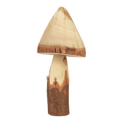 Floristik24 Champignons en bois décoration champignons décoration en bois décoration de table naturelle automne Ø14cm H36cm