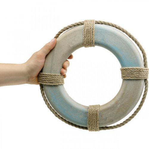 Floristik24 Déco Maritime Bouée Déco Nautique Déco Bois Ø30cm
