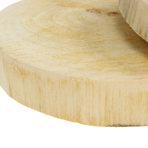 Floristik24 Disques en bois naturel Ø15cm 2pcs