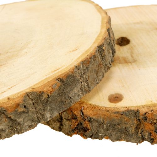 Floristik24 Disque en bois naturel 20cm 2 pcs