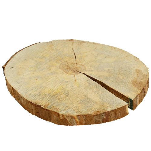 Disque en bois naturel 25cm - 30cm-26360