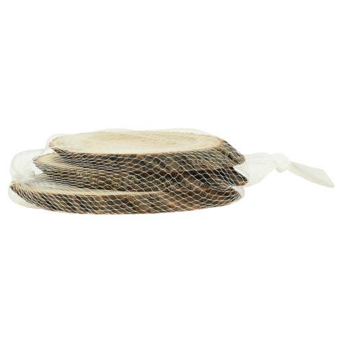 Floristik24 Disques en bois ovales naturel 20cm - 23cm 3 pcs