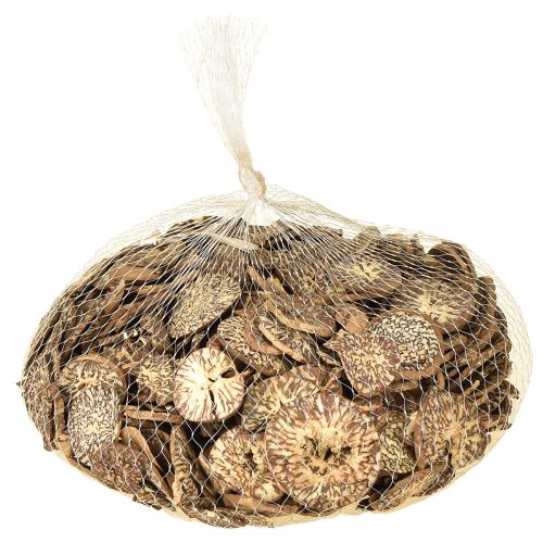 Article Disques décoratifs en bois de noix de bétel, tranches d&#39;arec 1-3,5 cm 300 g