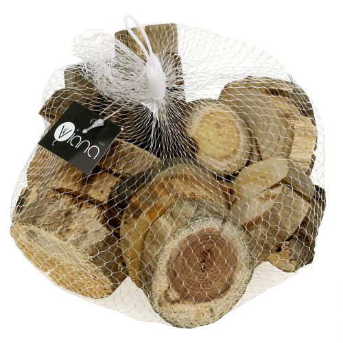 Floristik24 Disques en bois anneaux en bois naturel 500g
