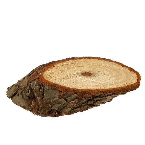 Floristik24 Disques en bois ovale naturel 500g