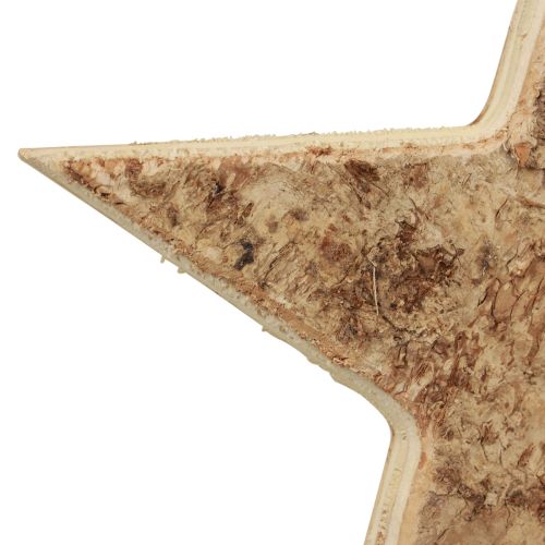 Article Cintre décoratif décoratif étoiles en bois bois décoratif rustique Ø20cm