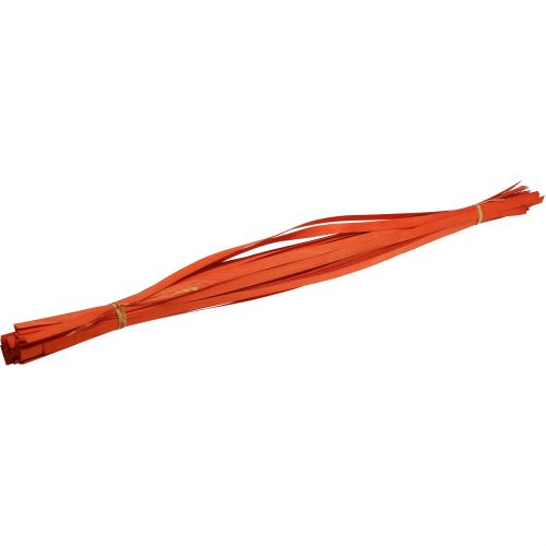 Floristik24 Bandes de bois à tresser orange 95cm - 100cm 50 pcs
