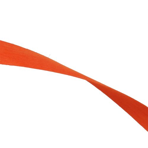 Floristik24 Bandes de bois à tresser orange 95cm - 100cm 50 pcs